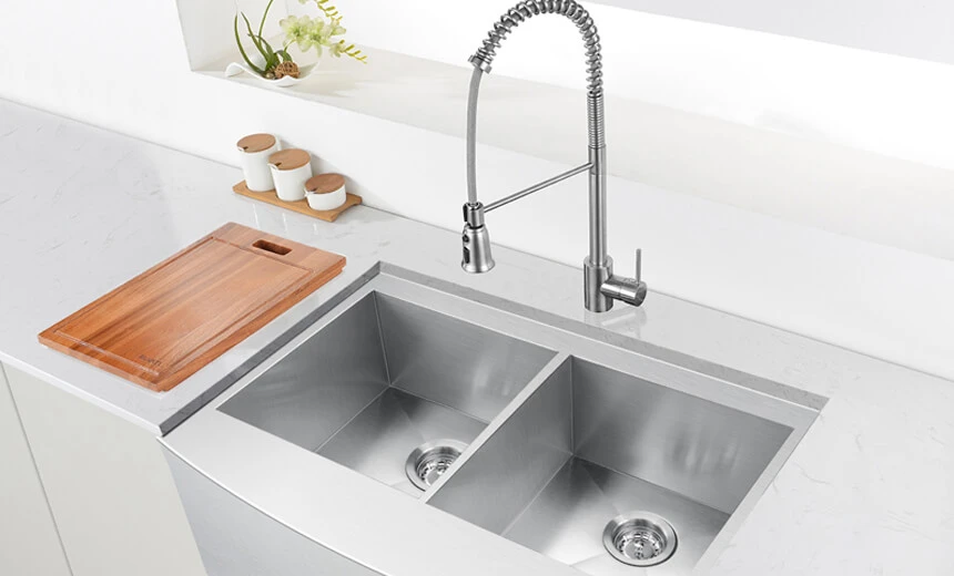 stainless steel apron farmhouse sink